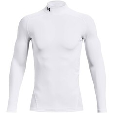 Kompresné tričko Under Armour CG Armour Comp Mock - White