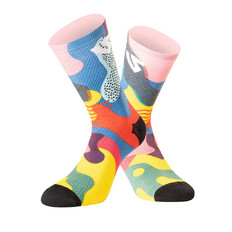 Socks Undershield Funky Camo Pink/Blue/Yellow