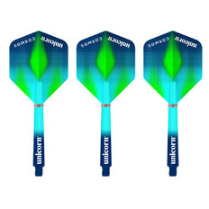 Dart Shafts & Flights Unicorn Gripper 3 Cosmos Combo