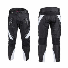 Damskie spodnie motocyklowe W-TEC Kaajla - Czarno-biały