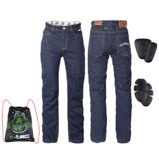 Pánske moto jeansy W-TEC Resoluto - modrá