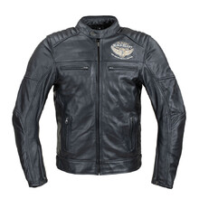 Motoros bőrkabát W-TEC Black Heart Wings Leather Jacket