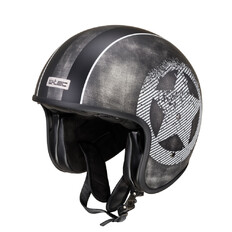 Motorkářská helma W-TEC Angeric Grey Star