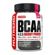 Aminokyseliny Nutrend BCAA 4:1:1 Energy Powder 500g