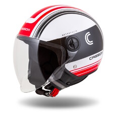 Motorcycle Helmet Cassida Handy Metropolis Black/White/Red