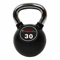 Hantla gumowana inSPORTline Kettlebell Profi 30 kg