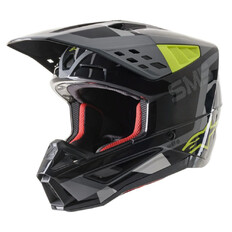 Motorcycle Helmet Alpinestars S-M5 Rover Anthracite/Yellow Fluo/Gray Camo 2022
