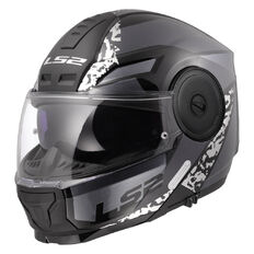 Výklopná moto prilba LS2 FF902 Scope II Oxyd Black Titanium