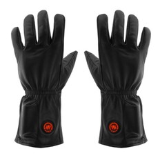 Glovii GIB Beheitzte Motorrad- und Ski- Lederhandschuhe