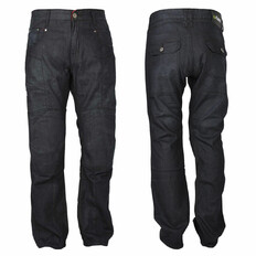 Męskie jeansowe spodnie motocyklowe W-TEC Roadsign - Czarny