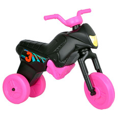 Rowerek biegowy dziecięcy Enduro Maxi - Czarno-różowy