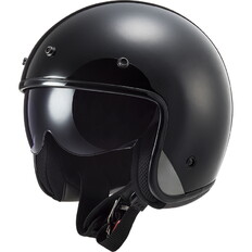 Open Face Motorcycle Helmet LS2 OF601 Bob Solid