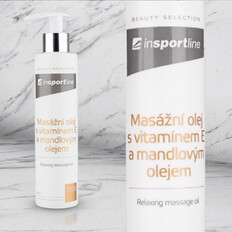 inSPORTline Massageöl mit Vitamin E und Mandelöl 200 ml