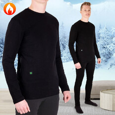 Podgrzewana koszulka męska W-TEC Insulong longsleeve - Czarny