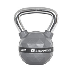 Pogumovaná činka inSPORTline Ketlebel PU 20kg - 2.akosť