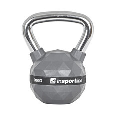 Gummierte Kettlebell inSPORTline Kettlebel PU 20kg