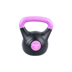 Hantla bitumiczna inSPORTline Kettlebell Dark 4 kg