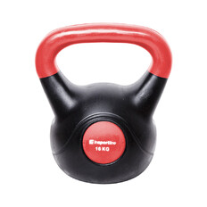 Hantla bitumiczna inSPORTline Kettlebell Dark 16 kg