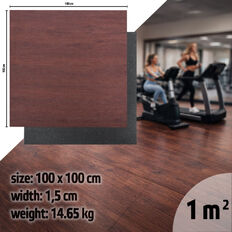 Zátěžová podložka inSPORTline Luxteko Flat 100x100x1,5 cm