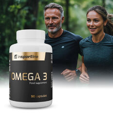 Doplněk stravy inSPORTline Omega 3, 90 kapslí
