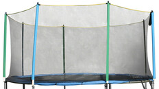 Ochranná sieť bez tyčí k trampolínam 183 cm - na 6 tyčí - 2. akosť