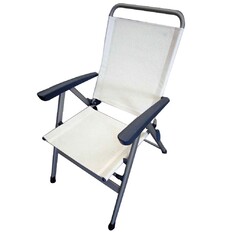Składane krzesło, fotel ogrodowy FERRINO Slim - Beżowy