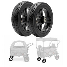 Náhradní přední kolečka pro přepravní vozíky StrollKidz a StrayPaws 4,5x19 cm (2 x 8“) 2ks