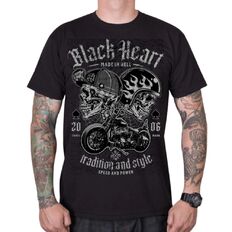Triko BLACK HEART Traditional and Style