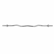 Curled Barbell Bar inSPORTline 120 cm/30 mm RB-47CT