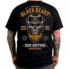 T-Shirt BLACK HEART Whiskery