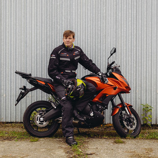 Pánské moto kalhoty W-TEC GS-1614 - černá