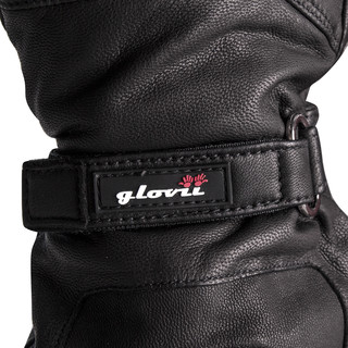 Kožené vyhřívané lyžařské a moto rukavice Glovii GS5 - černá