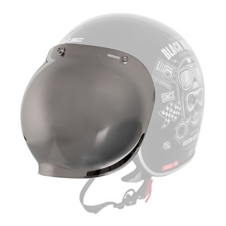 Přídavné hledí k helmě W-TEC Kustom a V541 - zrcadlově kouřové