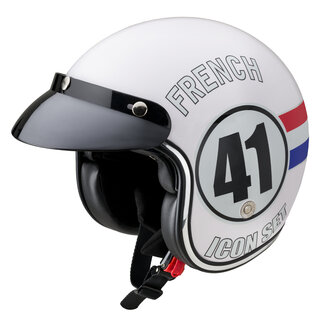 Moto prilba W-TEC Café Racer - Big Star - French 41