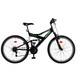 Celoodpružený bicykel DHS Kreativ 2641 - model 2013 - čierno-zelená