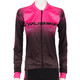 Dámský cyklistický dres s dlouhým rukávem Crussis CSW-061 - černo-růžová