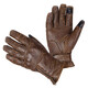 Moto rukavice W-TEC Inverner - tmavě hnědá - tmavě hnědá