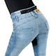 Dámské moto jeansy W-TEC Grandea EVO - modrá