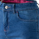 Dámske moto jeansy W-TEC GoralCE - modrá