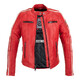 Dámska kožená bunda W-TEC Umana - červená