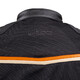 Pánská moto bunda W-TEC 2Stripe - černo-béžovo-oranžová