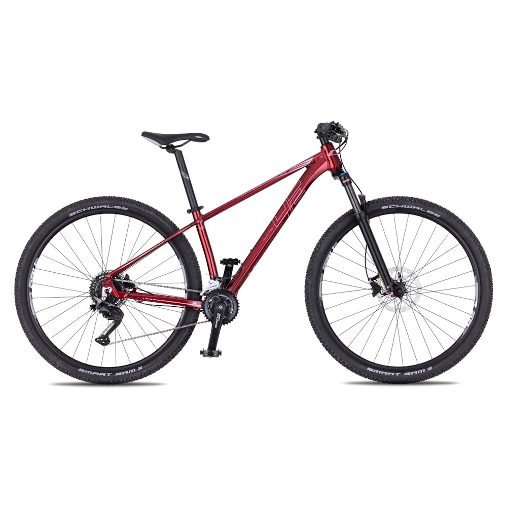 Dámské horské kolo 4EVER Vanessa Lady 29" - model 2026 M (18", 165-178 cm) red/pink hologram