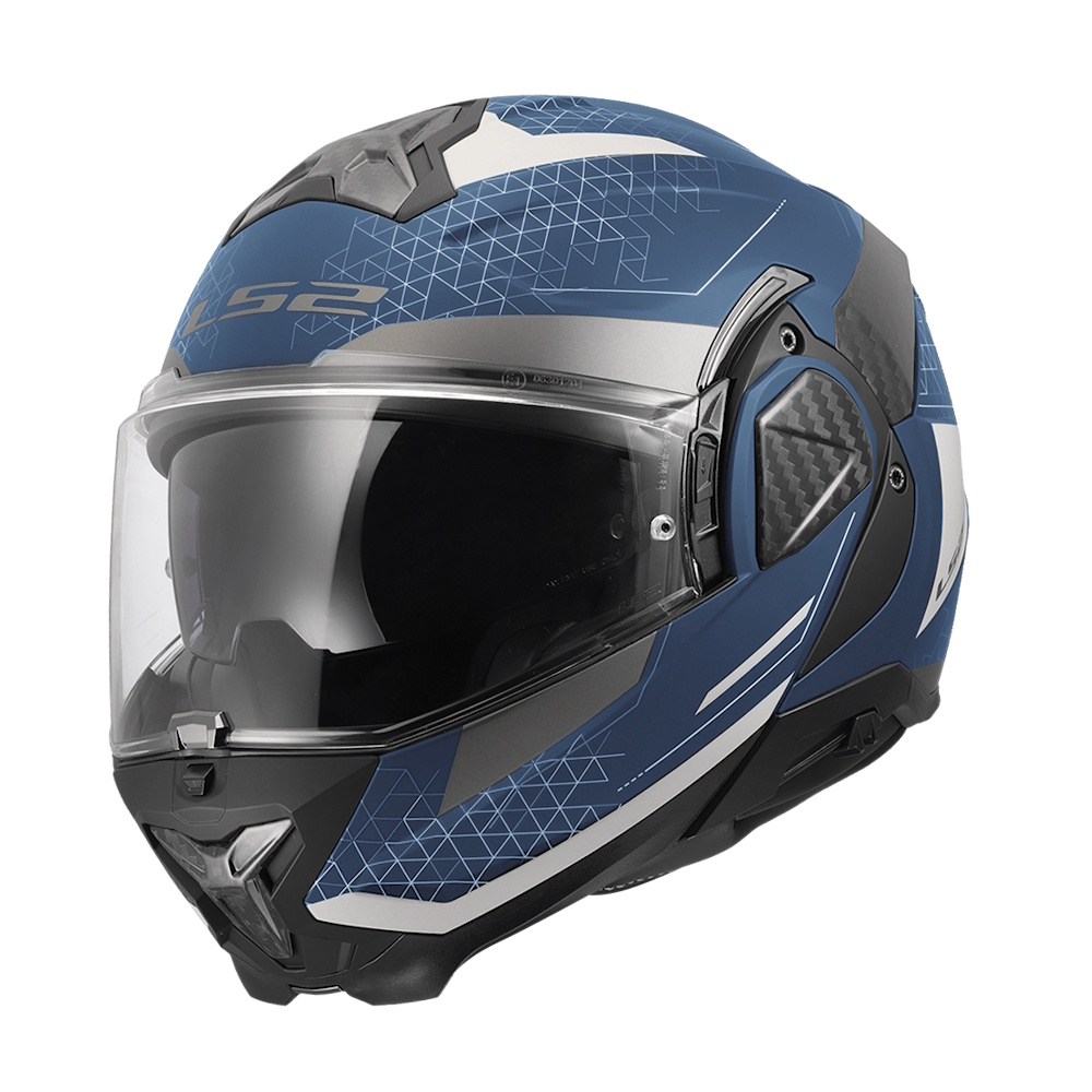 Překlopná přilba LS2 FF910 Advant II Astral Navy Blue Grey P/J XS (53-54)