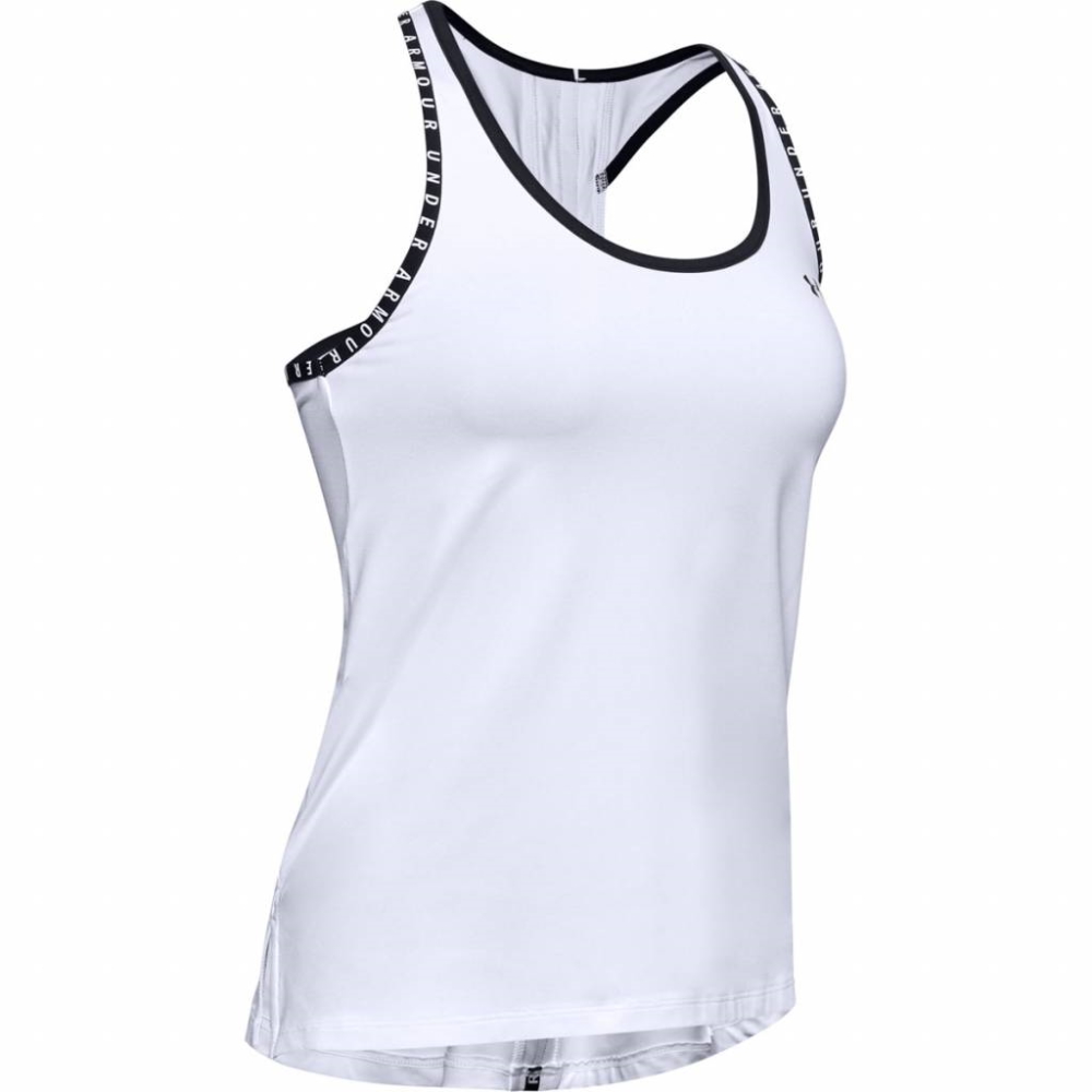 Levně Dámské tílko Under Armour Knockout Tank White L