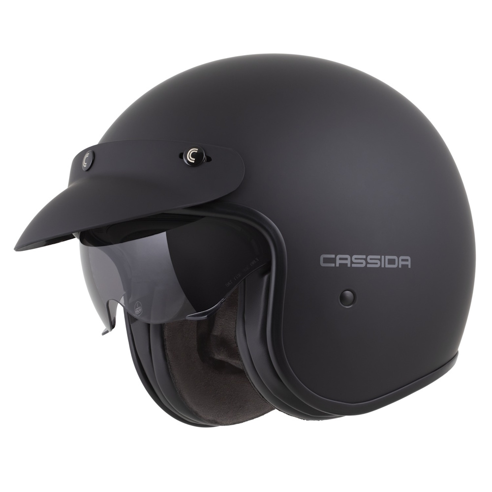 Moto přilba Cassida Oxygen Solid 2.0 černá matná/tmavě šedá 2XL (63-64)