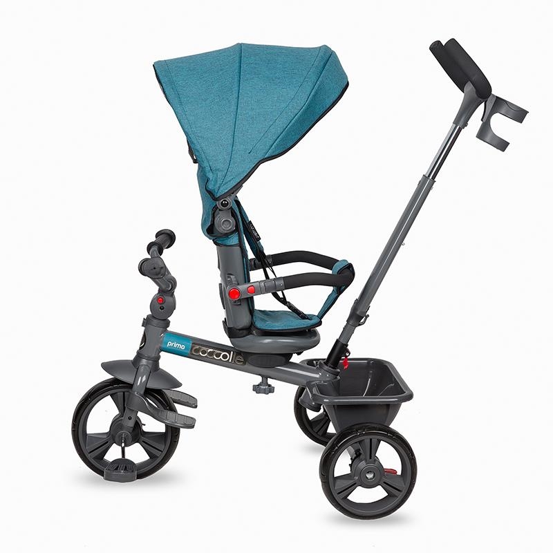 Dětská tříkolka s vodící tyčí Coccolle Primo Lunar Rock - Obrázek 4