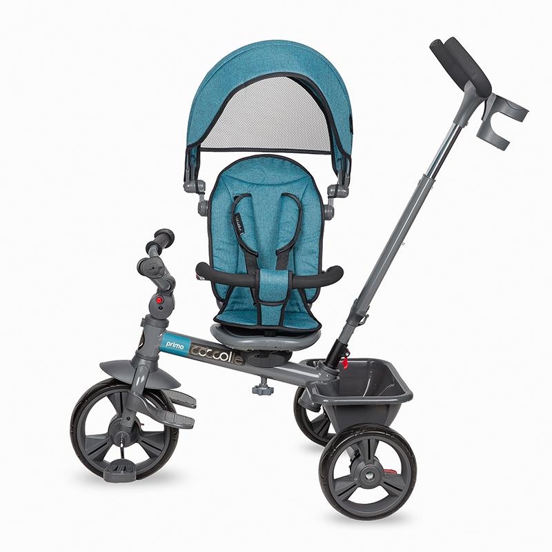 Dětská tříkolka s vodící tyčí Coccolle Primo Lunar Rock - Obrázek 5