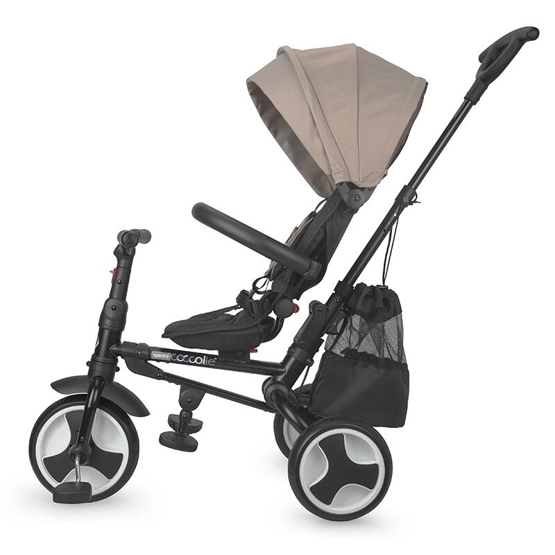Dětská tříkolka s vodící tyčí Coccolle Spectra Turquoise Tide (obrázek 11)