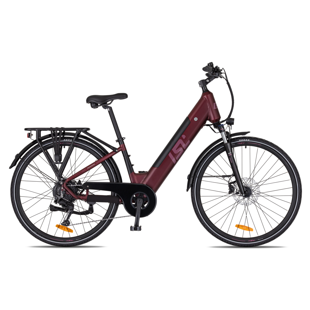 Městské elektrokolo inSPORTline ISL Eclion 648 Wh 28" - model 2026 18" (165-185 cm) Velour Red