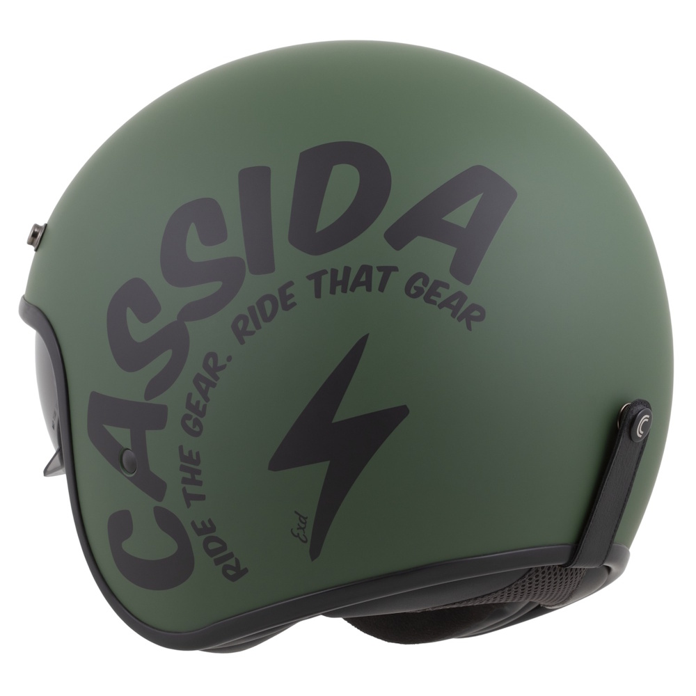 Moto přilba Cassida Oxygen Gear 2.0 zelená matná/černá S (55-56) (obrázek 4)